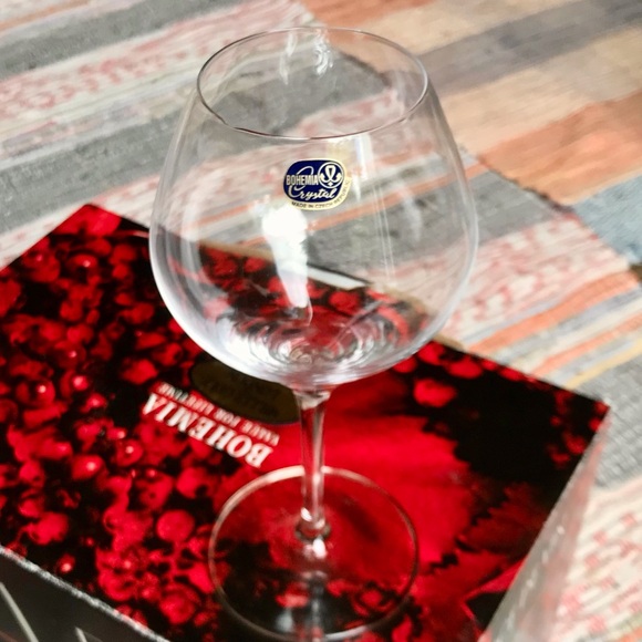 Bohemia Czech Crystal 3 Piece Wine Set - Picture 2 of 11